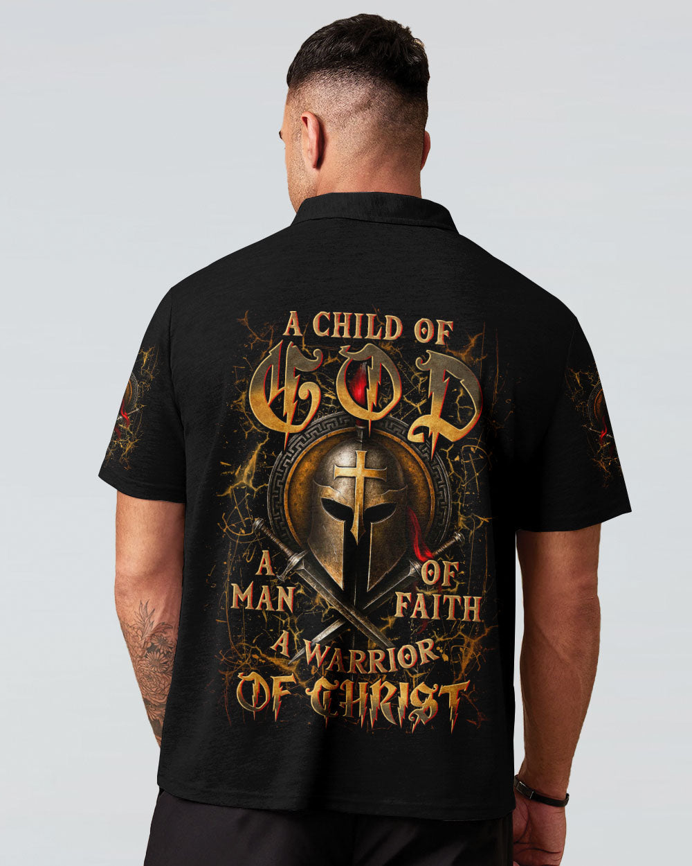 A Warrior Of Christ Men's All Over Print Shirt - Yhln0406254