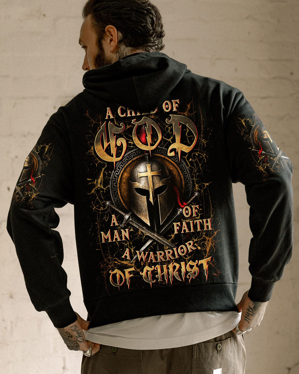 A Warrior Of Christ Men's All Over Print Shirt - Yhln0406254