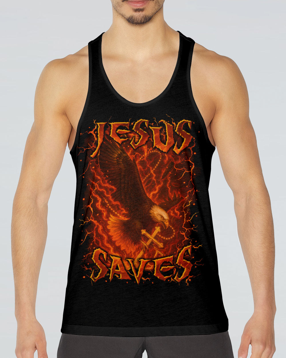 Jesus Saves Men's All Over Print Shirt - Yhln0906254