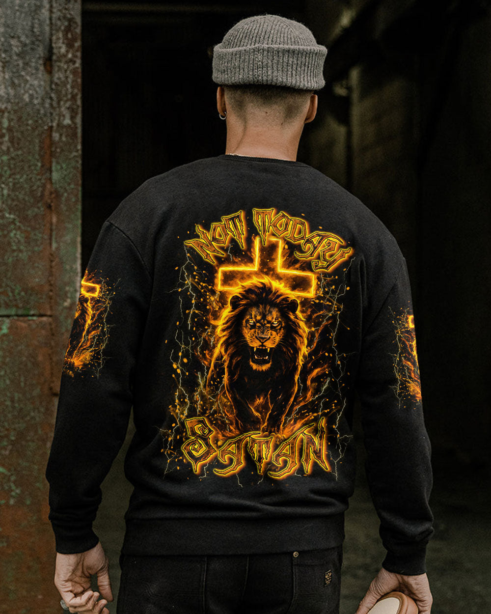 Not Today Satan Men's All Over Print Shirt - Yhln1306253