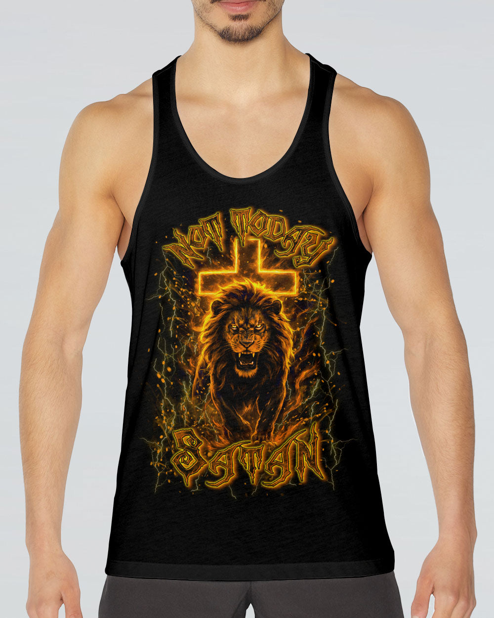 Not Today Satan Men's All Over Print Shirt - Yhln1306253