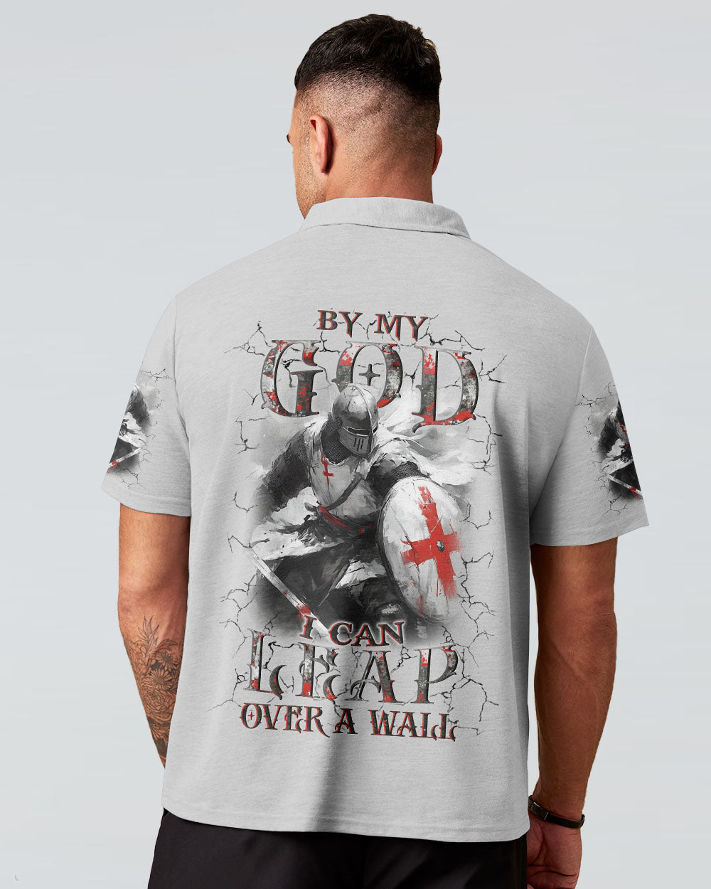 By My God I Can Leap Over A Wall Men's All Over Print Shirt - Yhln1403253