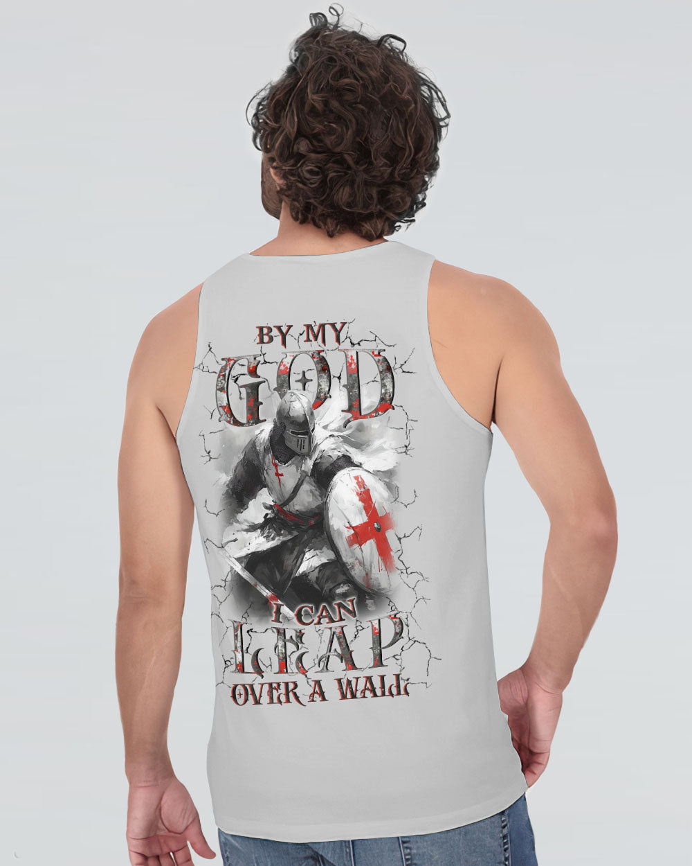 By My God I Can Leap Over A Wall Men's All Over Print Shirt - Yhln1403253