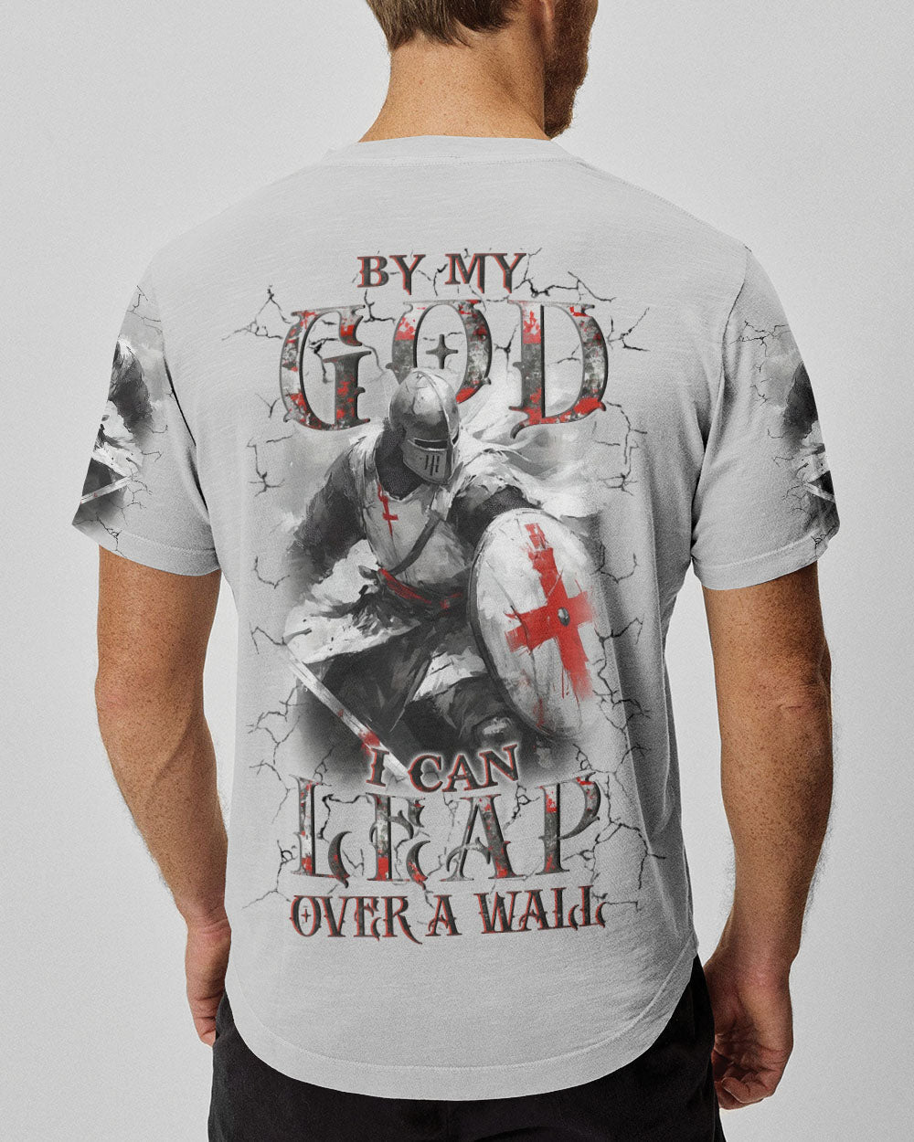 By My God I Can Leap Over A Wall Men's All Over Print Shirt - Yhln1403253