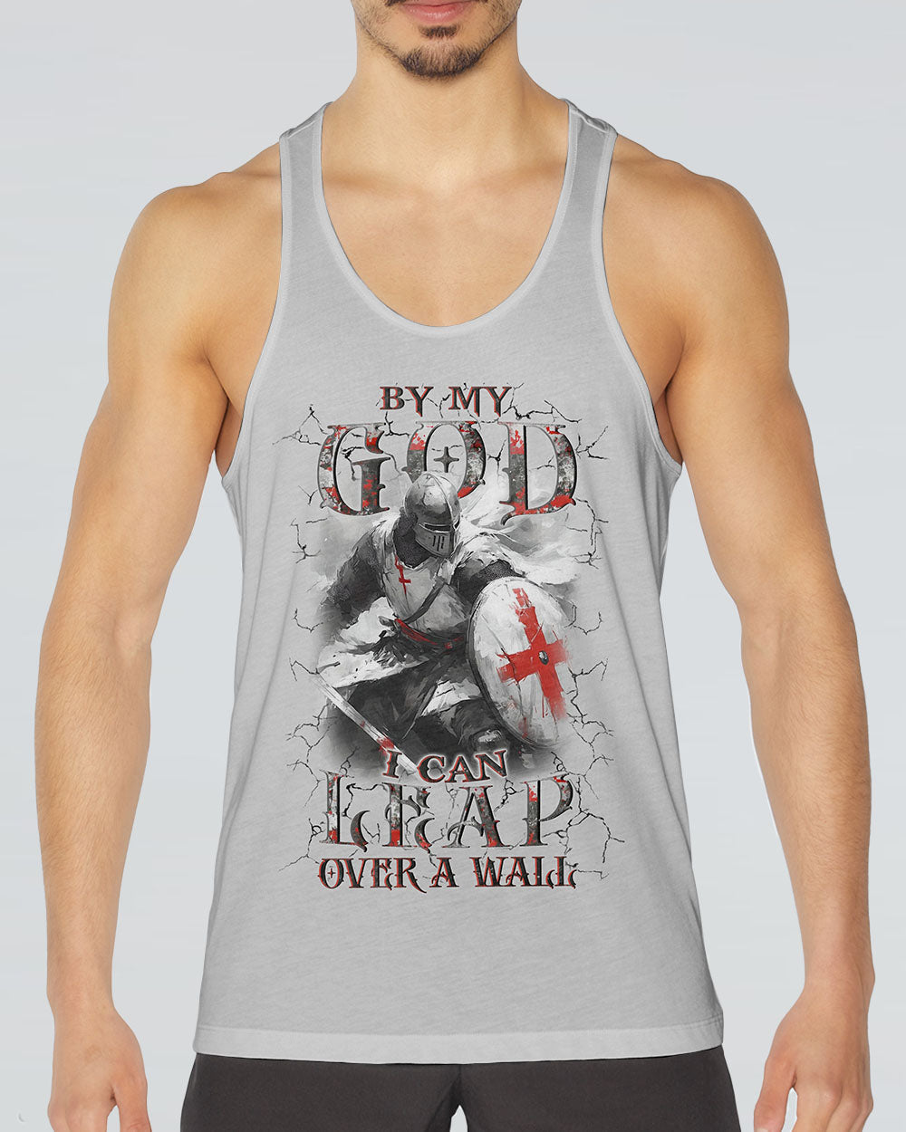 By My God I Can Leap Over A Wall Men's All Over Print Shirt - Yhln1403253
