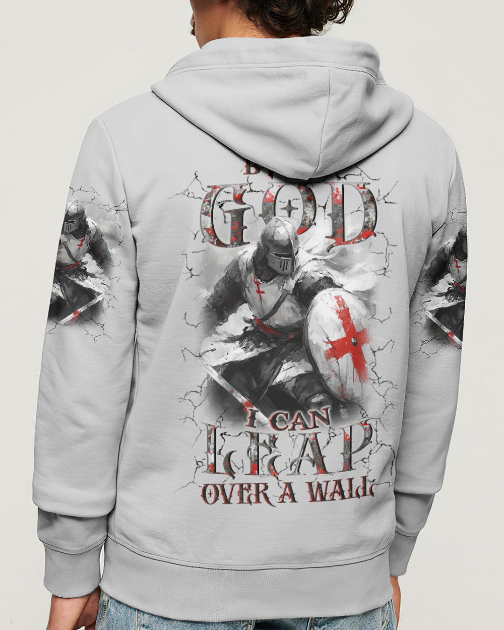 By My God I Can Leap Over A Wall Men's All Over Print Shirt - Yhln1403253