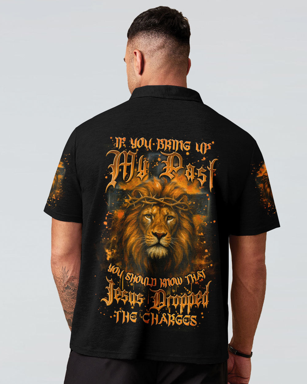 Jesus Dropped The Charges Lion Men's All Over Print Shirt - Yhln1405253