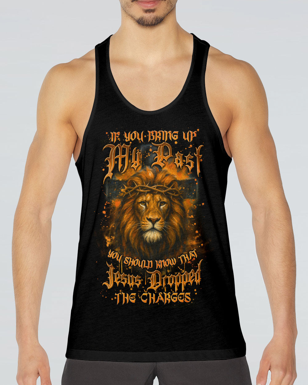 Jesus Dropped The Charges Lion Men's All Over Print Shirt - Yhln1405253