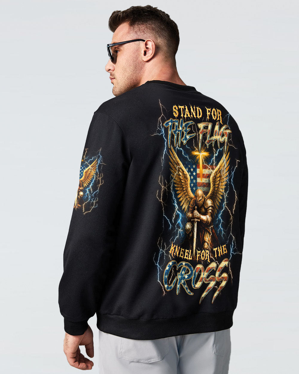 Stand For The Flag Kneel For The Cross Men's All Over Print Shirt - Yhln1504253