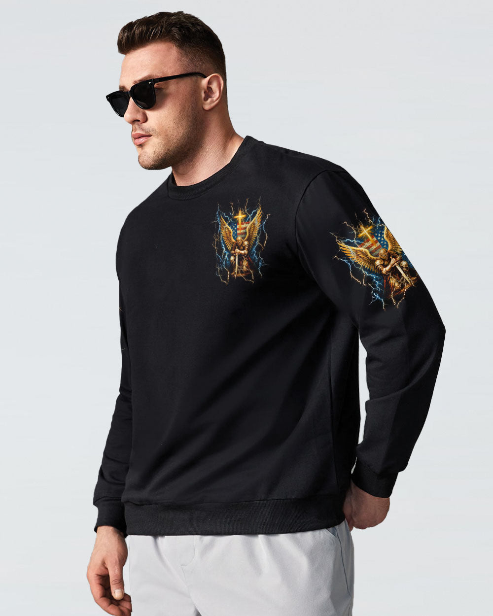 Stand For The Flag Kneel For The Cross Men's All Over Print Shirt - Yhln1504253