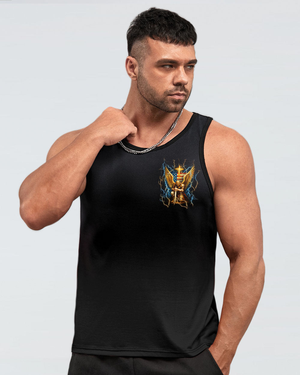 Stand For The Flag Kneel For The Cross Men's All Over Print Shirt - Yhln1504253