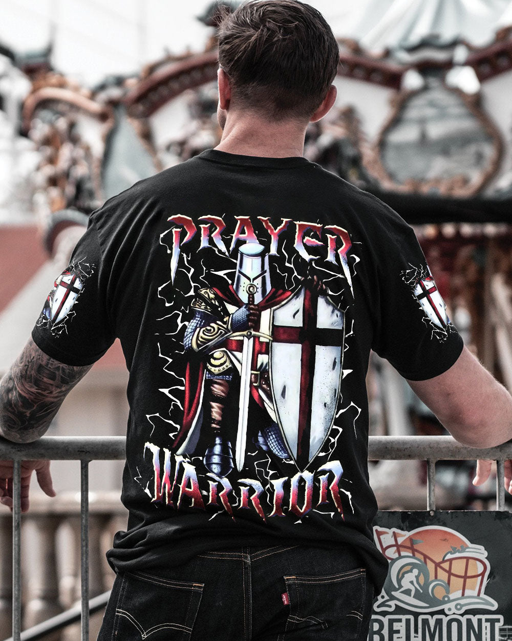 Prayer Warrior Men's All Over Print Shirt - Yhln1604253