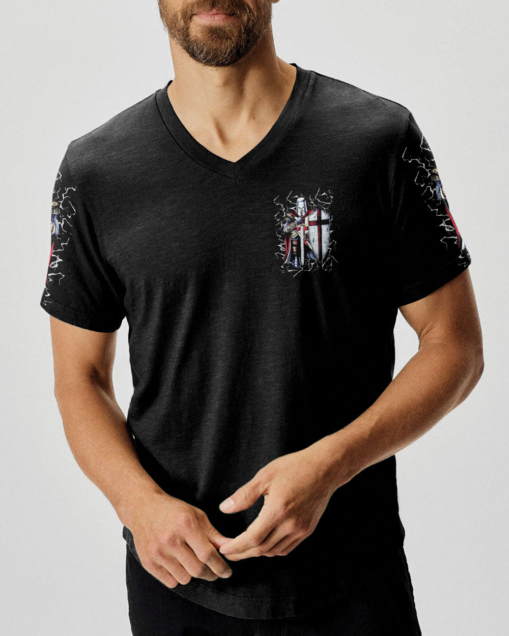 Prayer Warrior Men's All Over Print Shirt - Yhln1604253