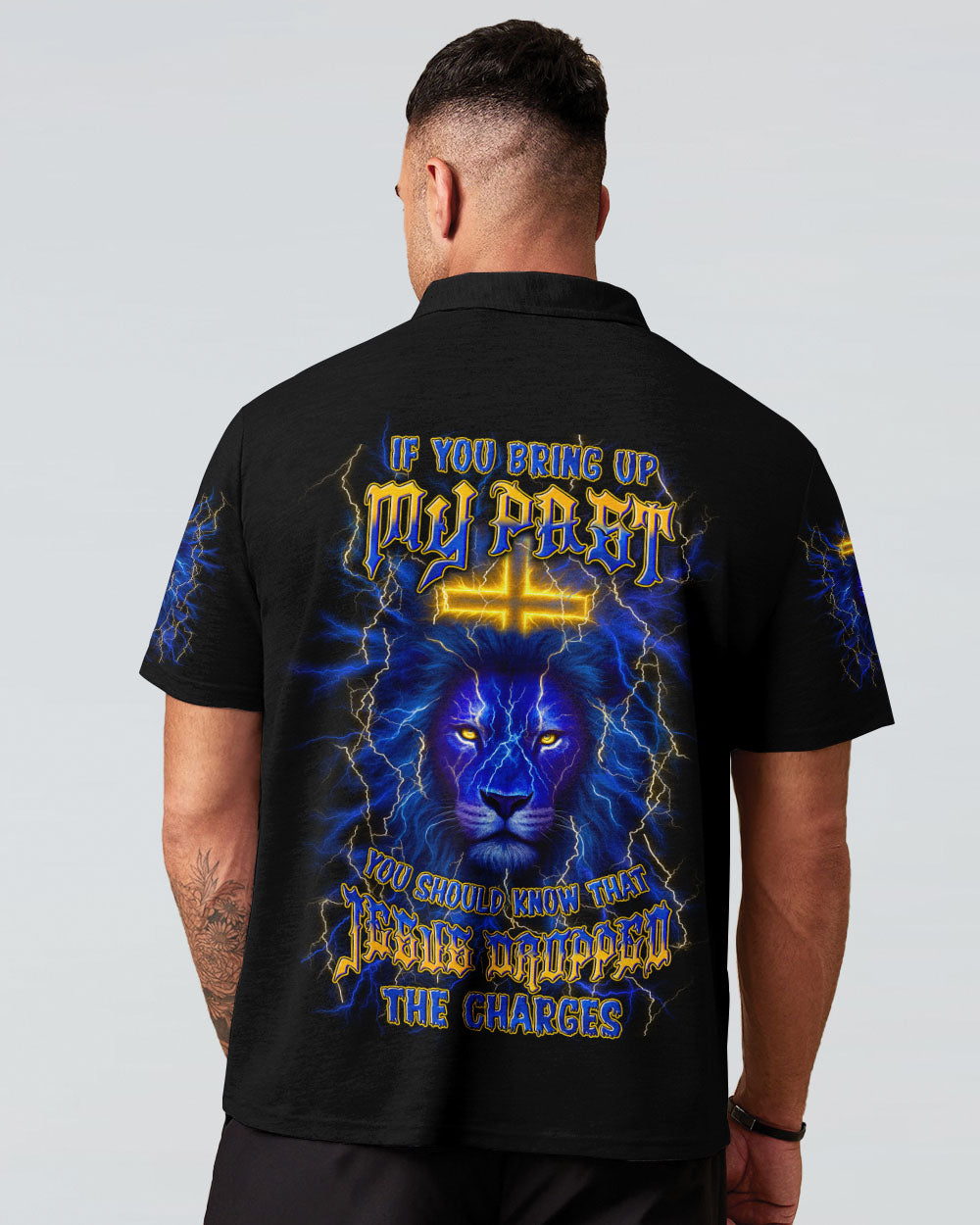 Jesus Dropped The Charges Lion Men's All Over Print Shirt - Yhln1606252