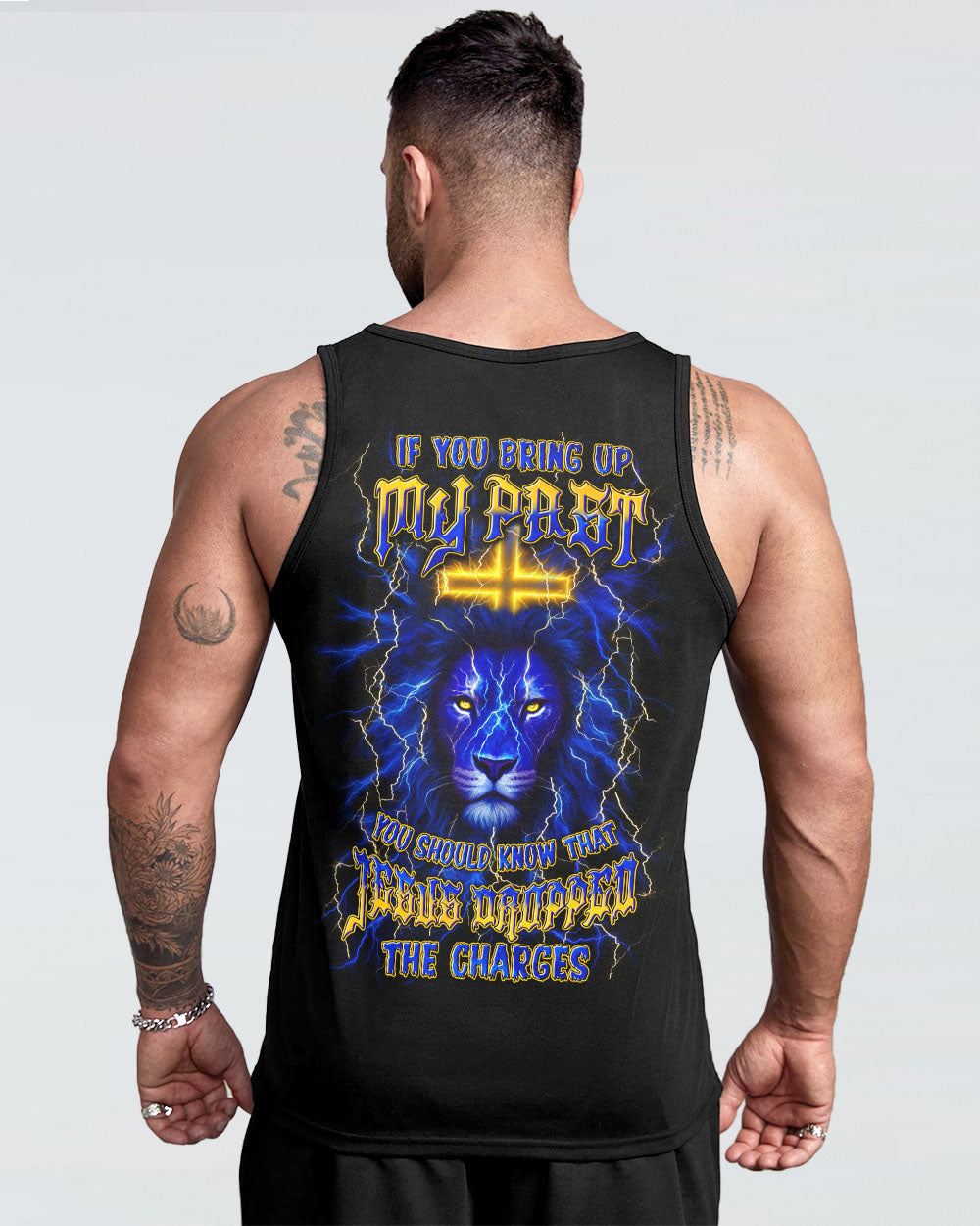 Jesus Dropped The Charges Lion Men's All Over Print Shirt - Yhln1606252