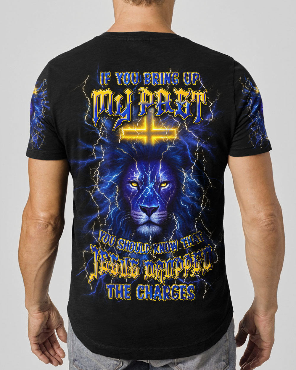 Jesus Dropped The Charges Lion Men's All Over Print Shirt - Yhln1606252