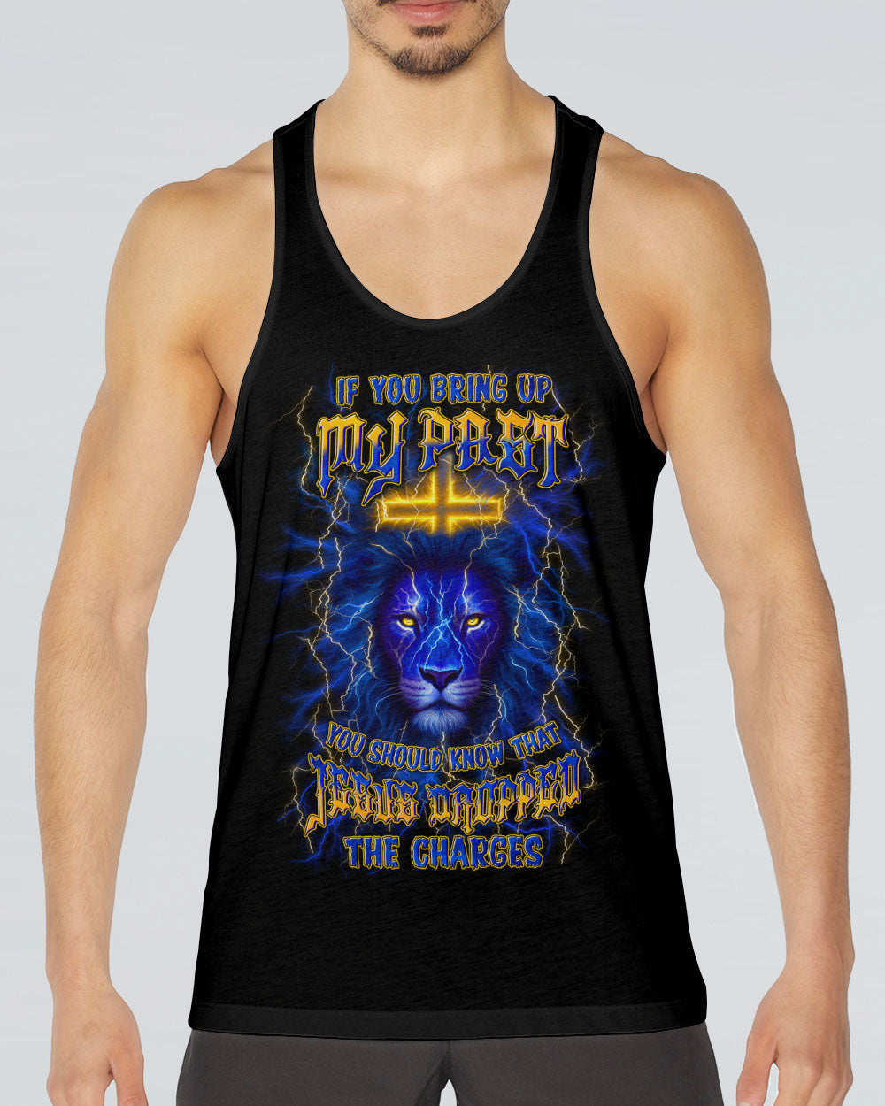 Jesus Dropped The Charges Lion Men's All Over Print Shirt - Yhln1606252