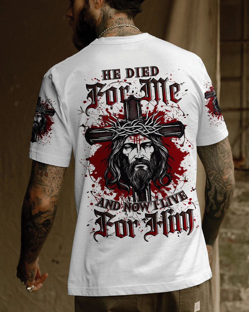 He Died For Me Men's All Over Print Shirt - Yhln2103254