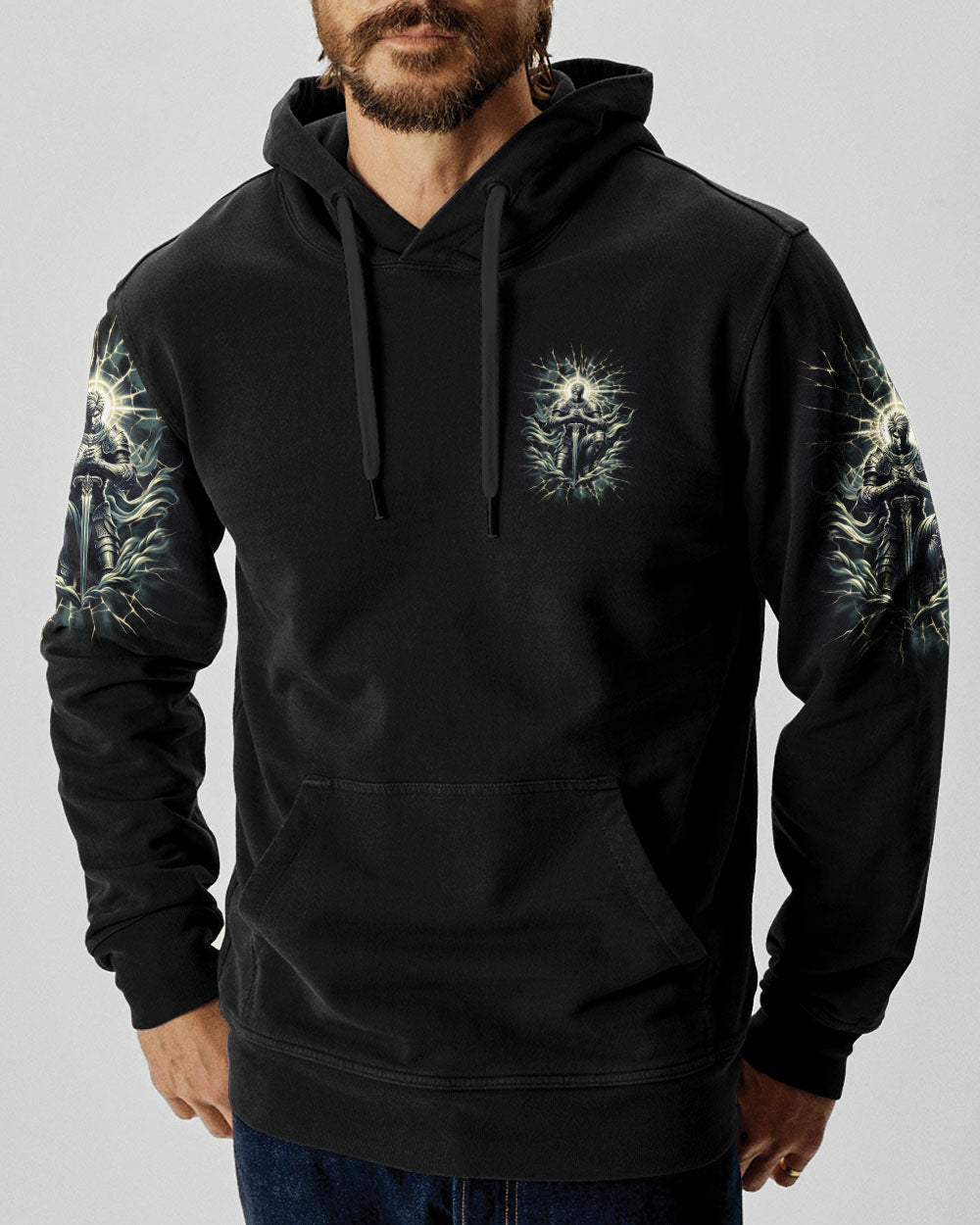 He Who Kneels Before God Warrior Men's All Over Print Shirt - Yhln2403253