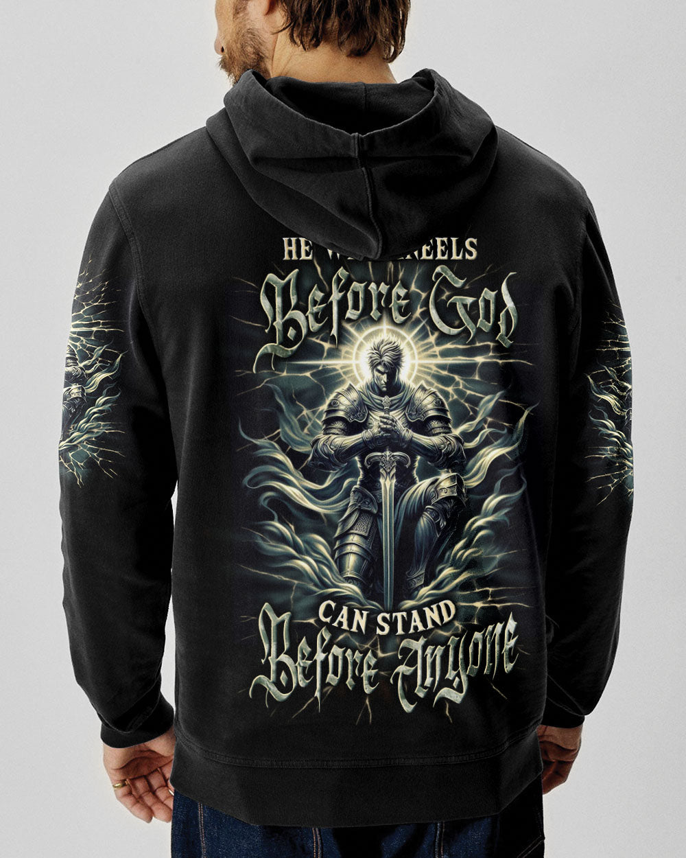 He Who Kneels Before God Warrior Men's All Over Print Shirt - Yhln2403253