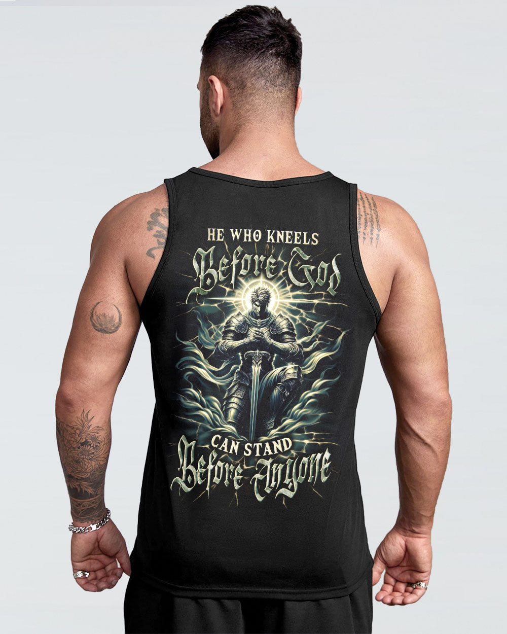 He Who Kneels Before God Warrior Men's All Over Print Shirt - Yhln2403253