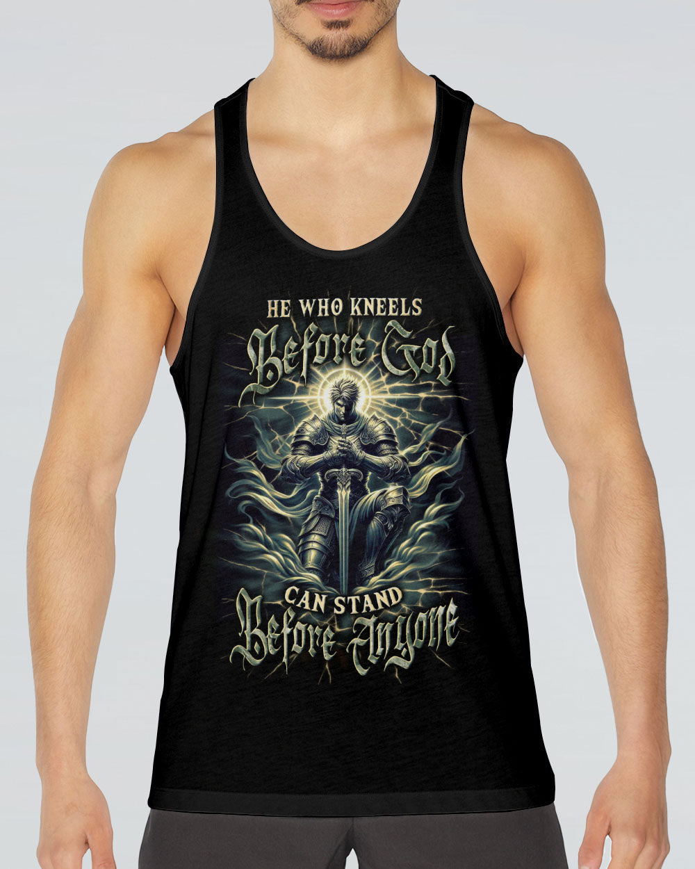 He Who Kneels Before God Warrior Men's All Over Print Shirt - Yhln2403253
