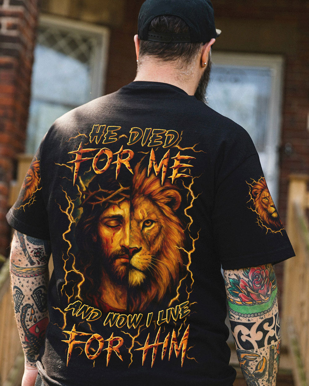 He Died For Me Men's All Over Print Shirt - Yhln2504252