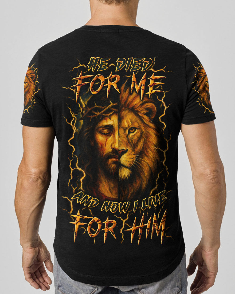 He Died For Me Men's All Over Print Shirt - Yhln2504252