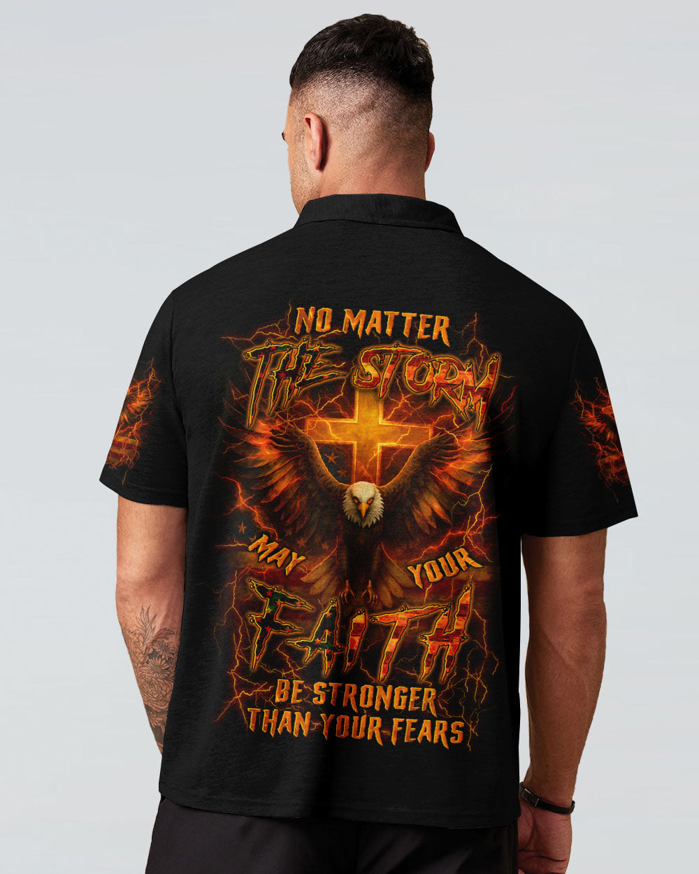 No Matter The Storm Men's All Over Print Shirt - Yhln2605254