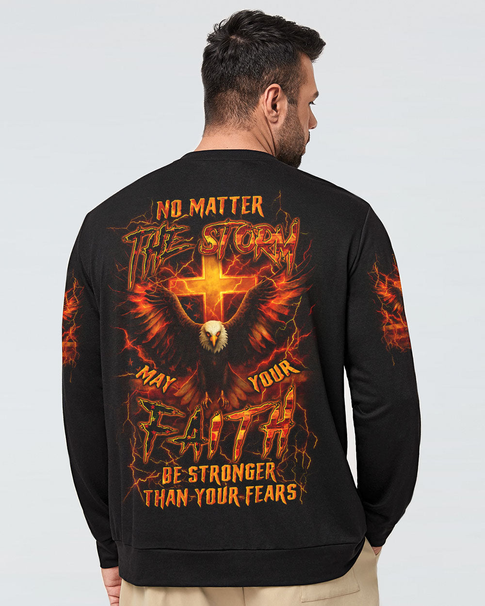 No Matter The Storm Men's All Over Print Shirt - Yhln2605254