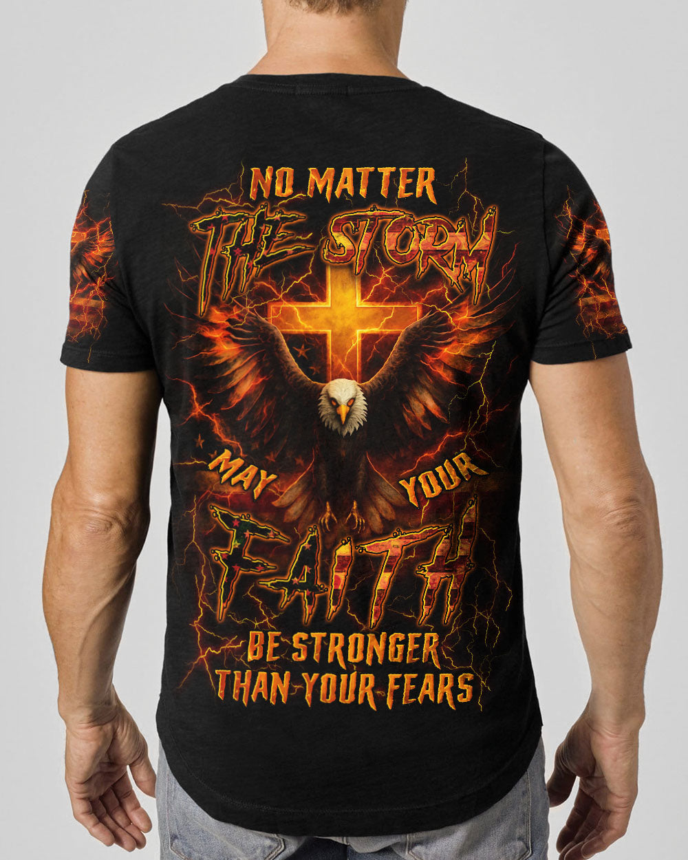 No Matter The Storm Men's All Over Print Shirt - Yhln2605254