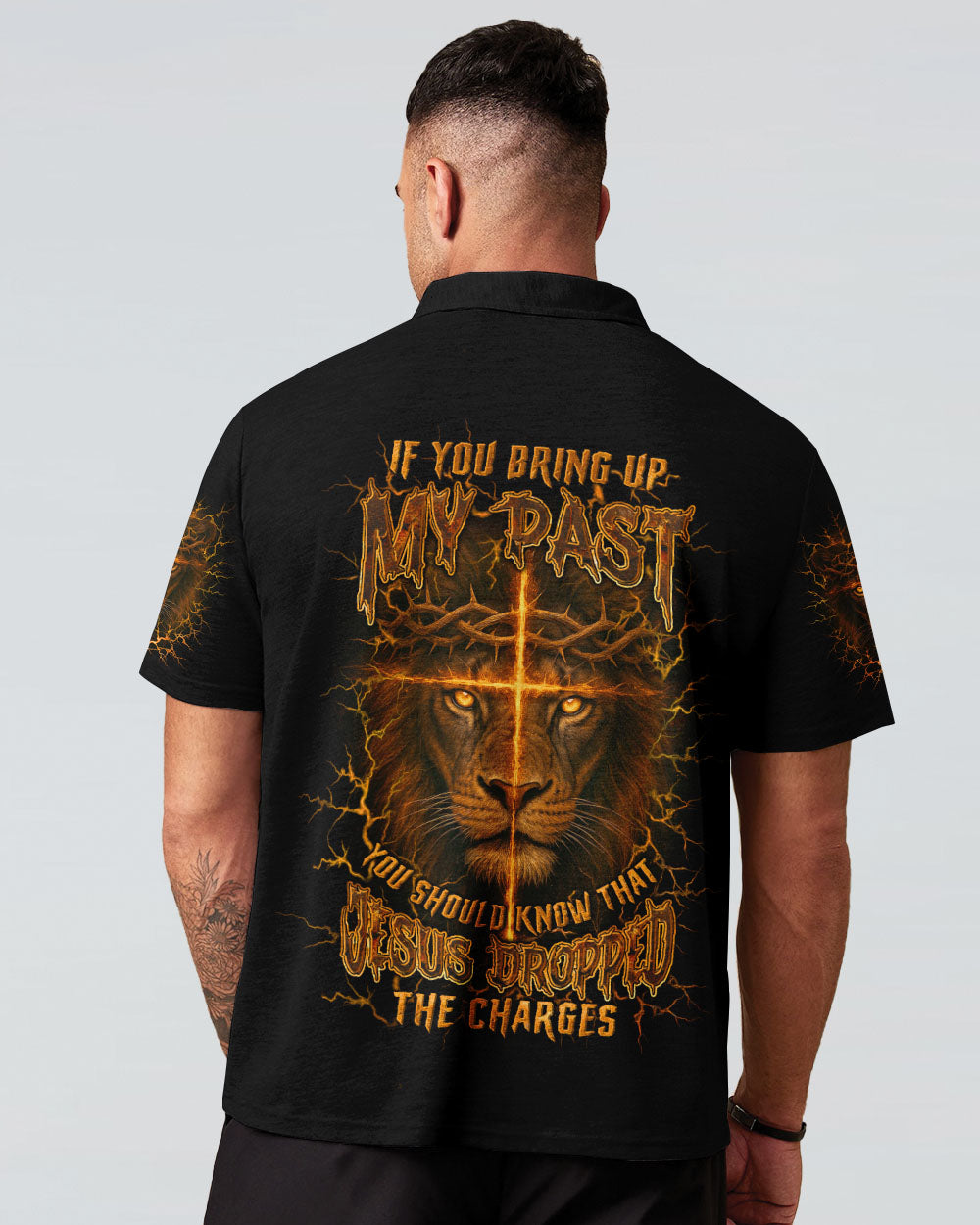 Jesus Dropped The Charges Lion Men's All Over Print Shirt - Yhln3005253