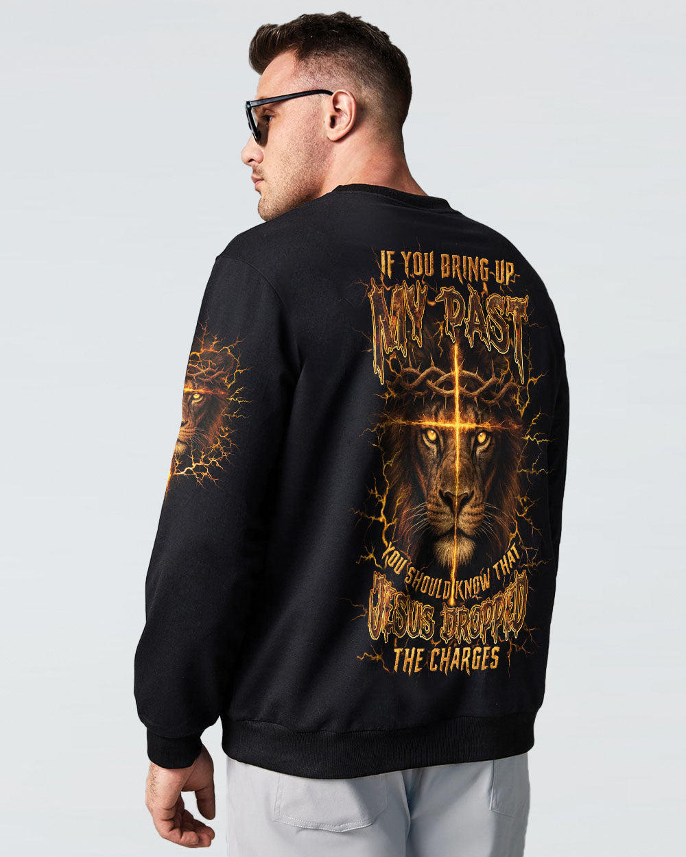 Jesus Dropped The Charges Lion Men's All Over Print Shirt - Yhln3005253