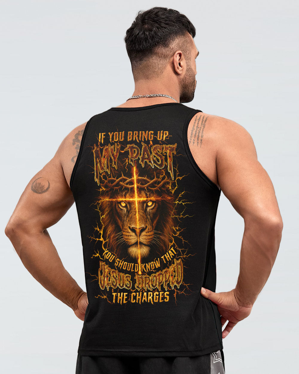 Jesus Dropped The Charges Lion Men's All Over Print Shirt - Yhln3005253