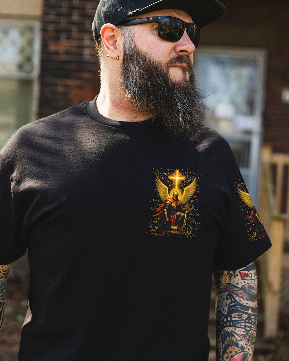 He Who Kneels Before God Warrior Men's All Over Print Shirt - Yhln2904254