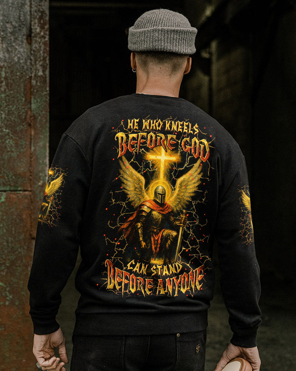 He Who Kneels Before God Warrior Men's All Over Print Shirt - Yhln2904254