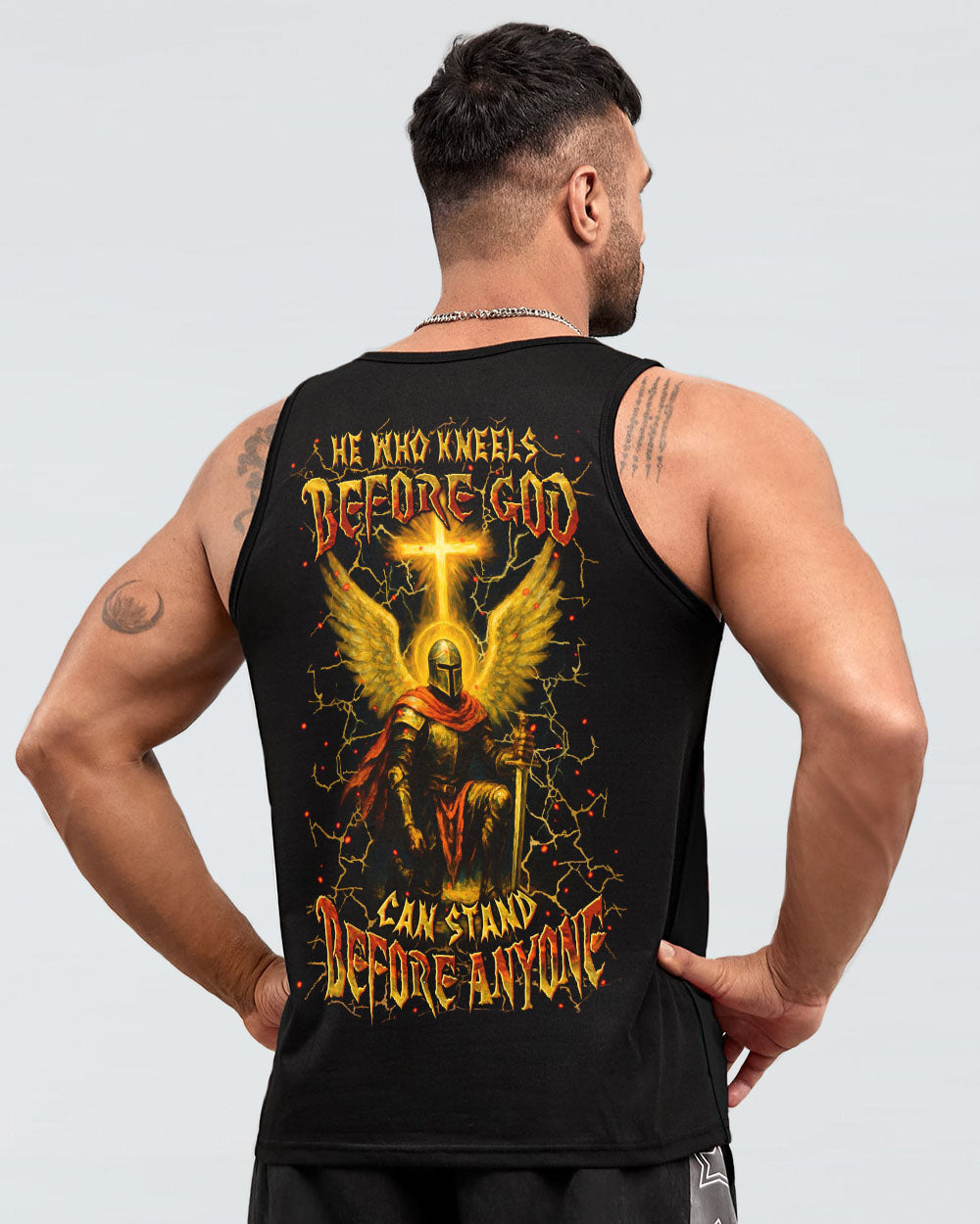 He Who Kneels Before God Warrior Men's All Over Print Shirt - Yhln2904254