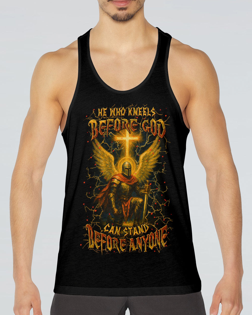 He Who Kneels Before God Warrior Men's All Over Print Shirt - Yhln2904254
