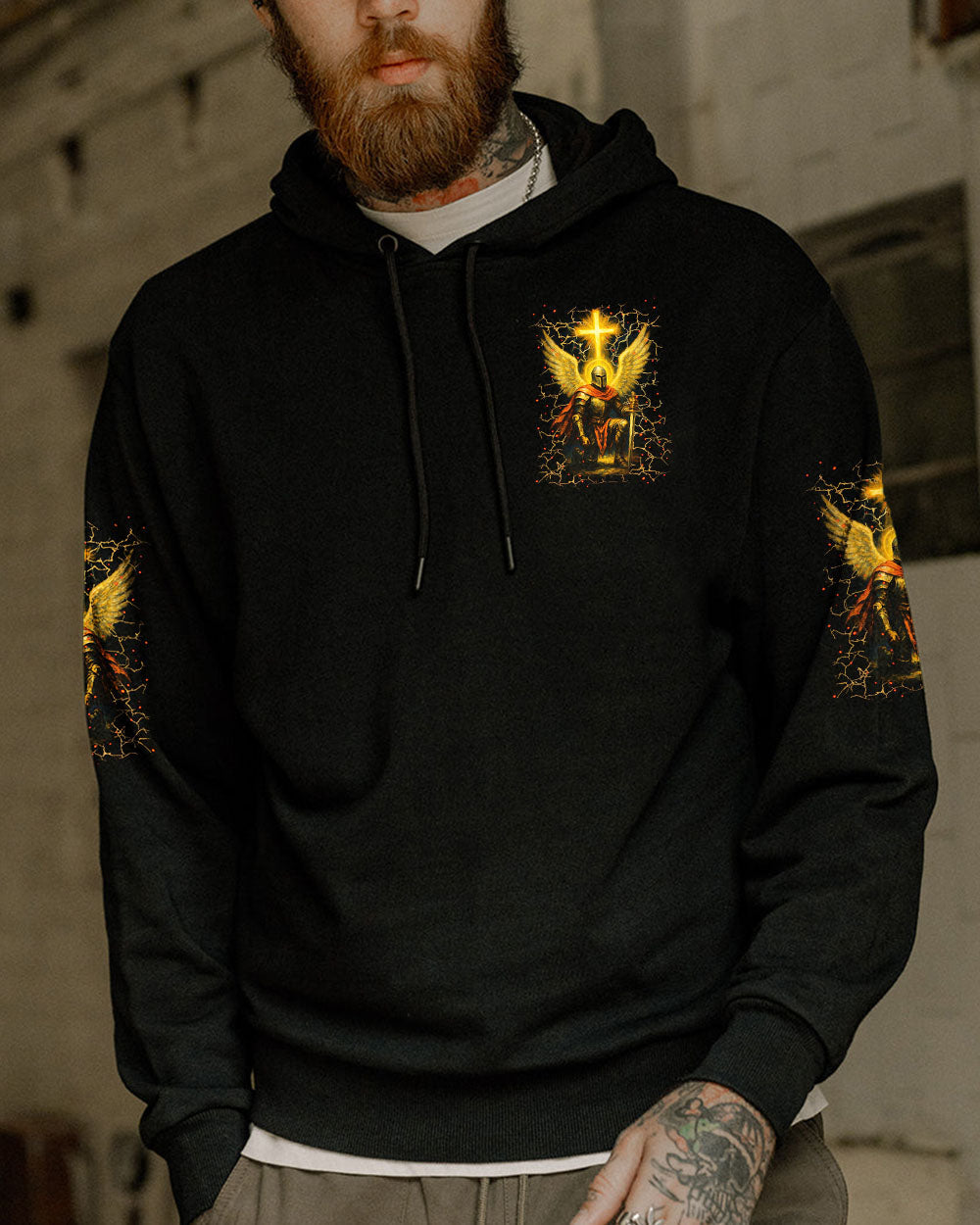 He Who Kneels Before God Warrior Men's All Over Print Shirt - Yhln2904254