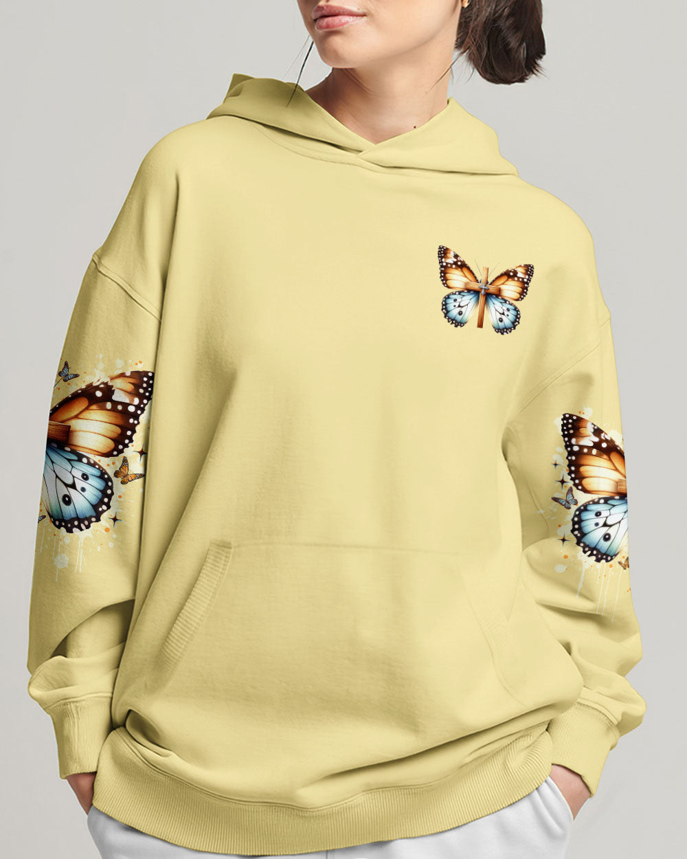 When Butterflies Appear Angels Are Near Women's All Over Print Shirt - Tlno0805251