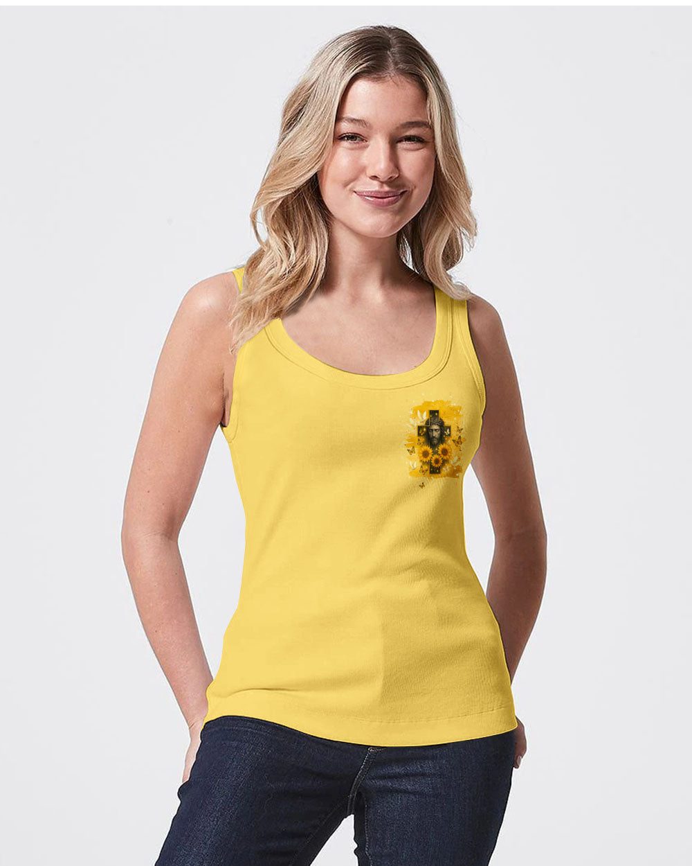 My God Turns My Darkness Into Light Sunflower Women's All Over Print Shirt - Tlnt0606252