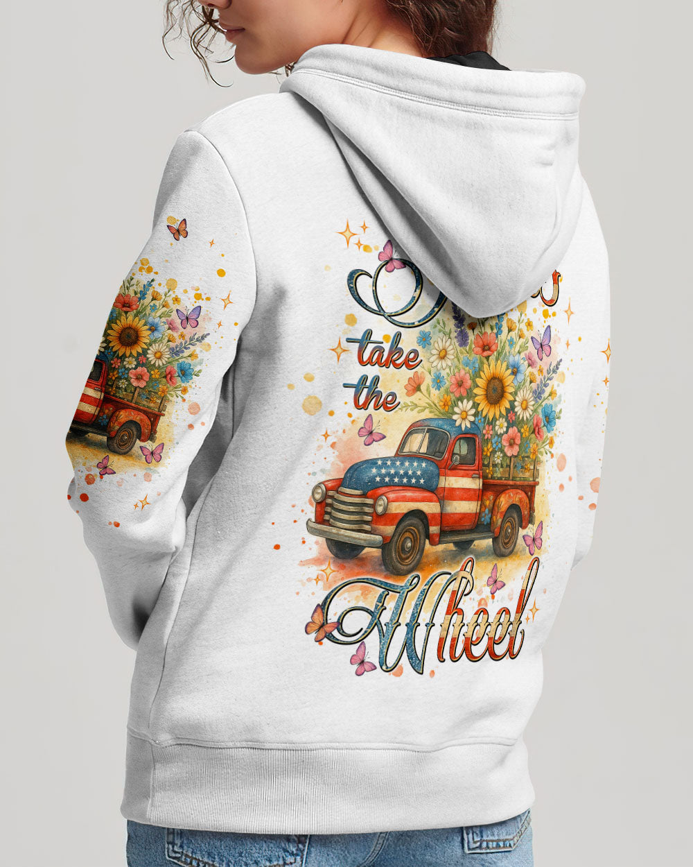 Jesus Take The Wheel Women's All Over Print Shirt - Tlnt0905252