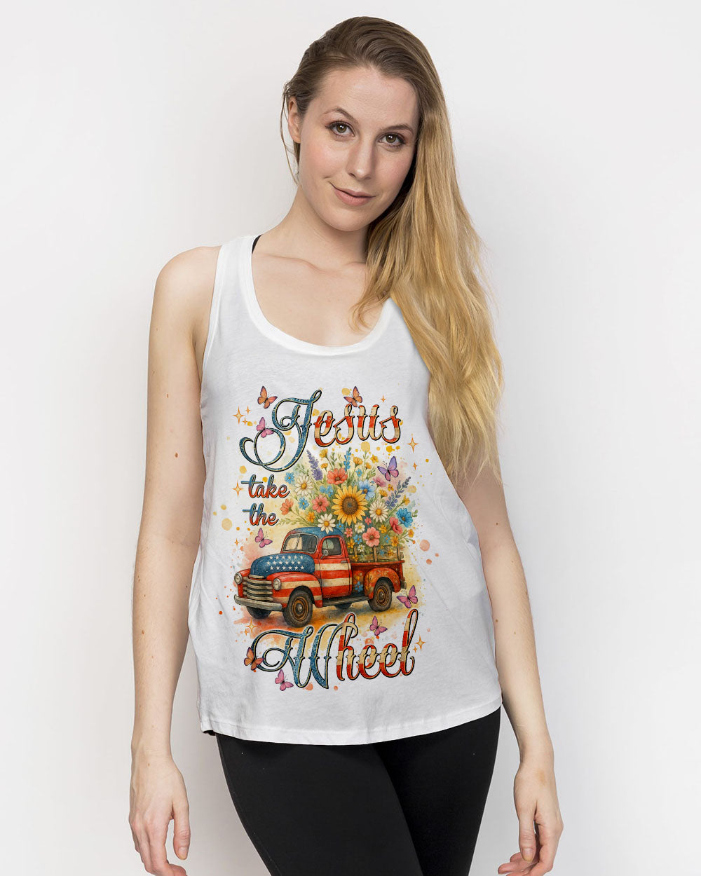 Jesus Take The Wheel Women's All Over Print Shirt - Tlnt0905252