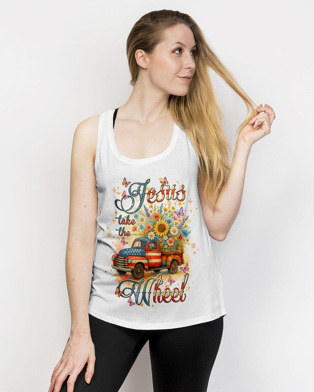 Jesus Take The Wheel Women's All Over Print Shirt - Tlnt0905252