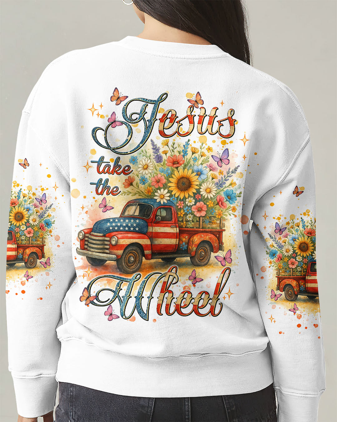 Jesus Take The Wheel Women's All Over Print Shirt - Tlnt0905252