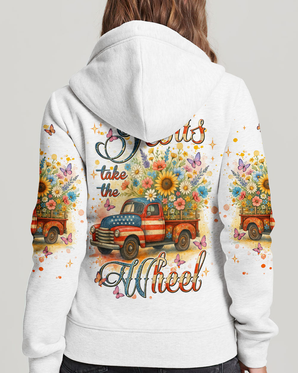 Jesus Take The Wheel Women's All Over Print Shirt - Tlnt0905252