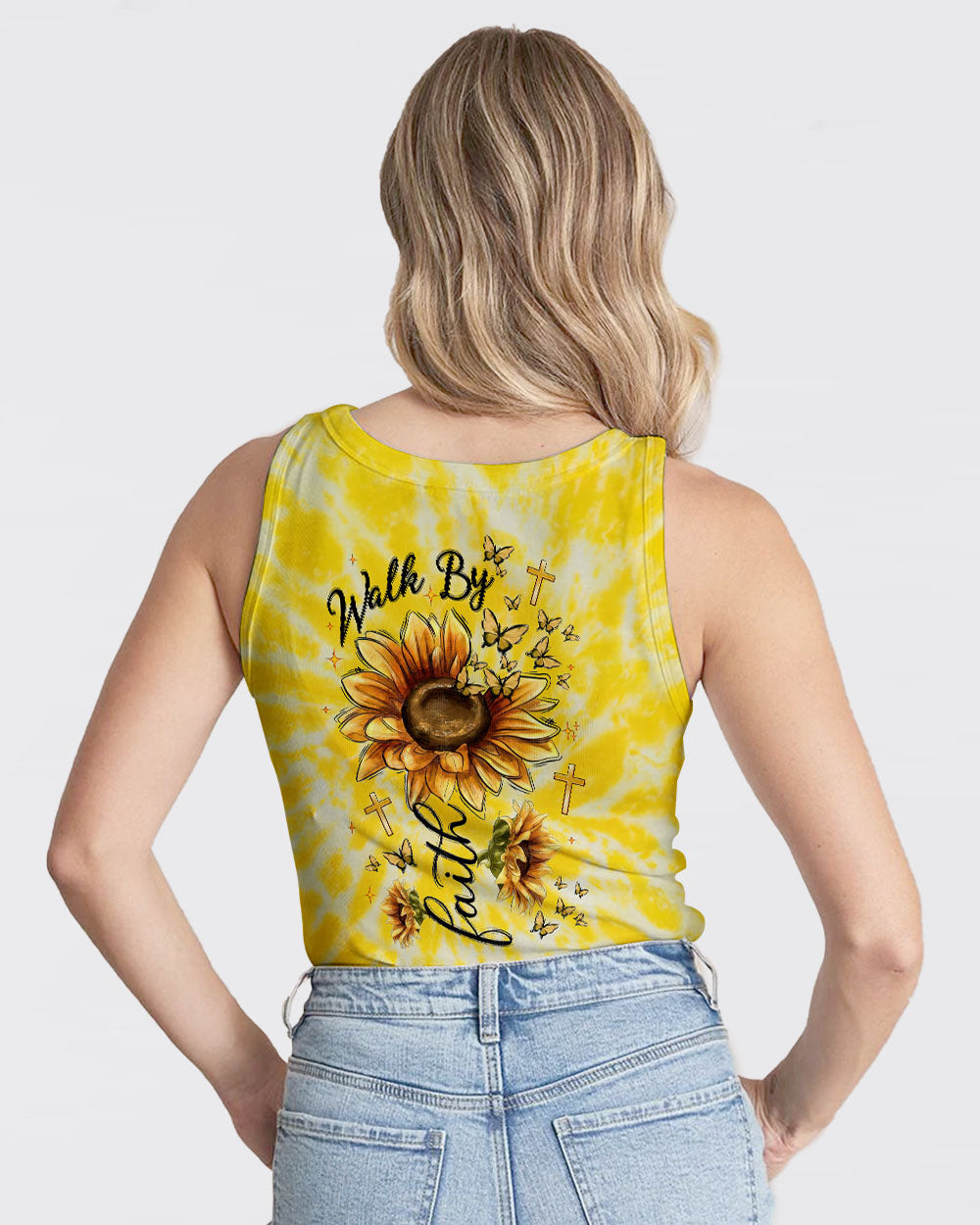 Walk By Faith Sunflower Women's All Over Print Shirt - Tlnt0906252
