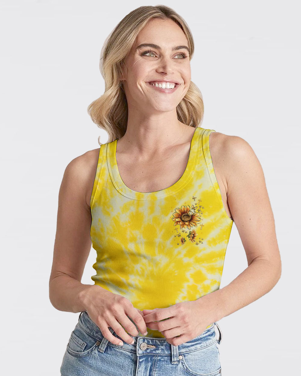 Walk By Faith Sunflower Women's All Over Print Shirt - Tlnt0906252