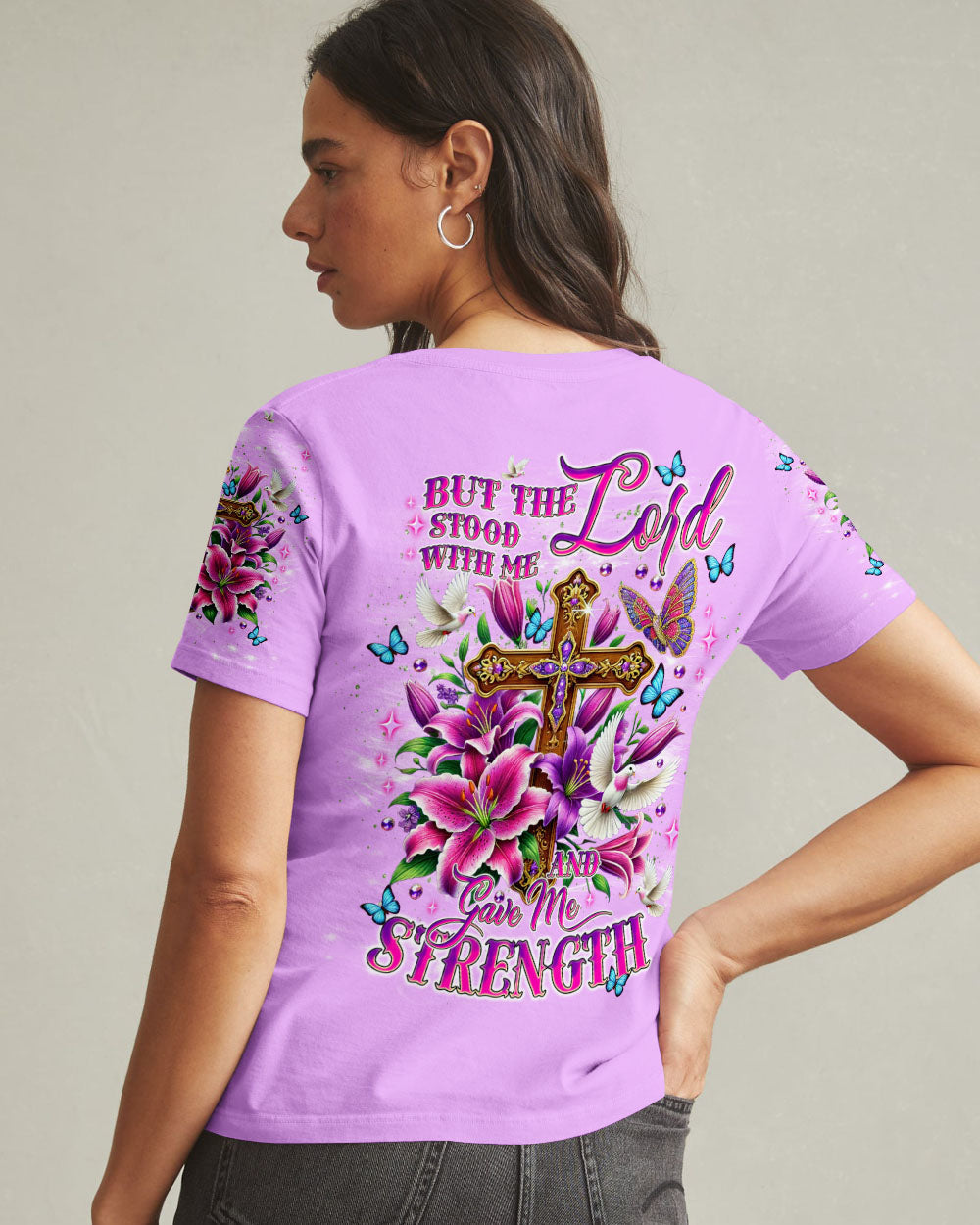 Lord Stood With Me Women's All Over Print Shirt - Tlnt1705251