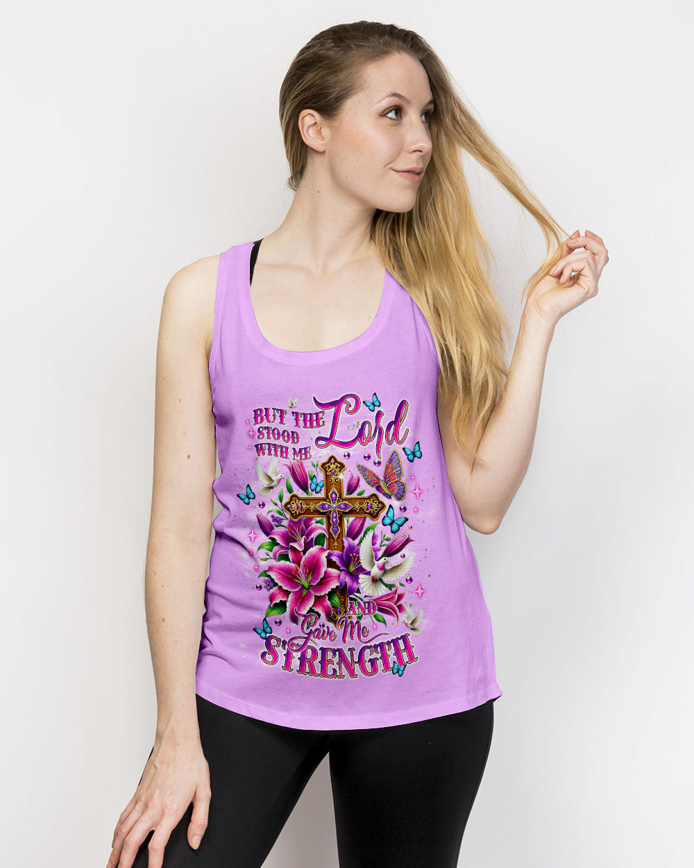 Lord Stood With Me Women's All Over Print Shirt - Tlnt1705251